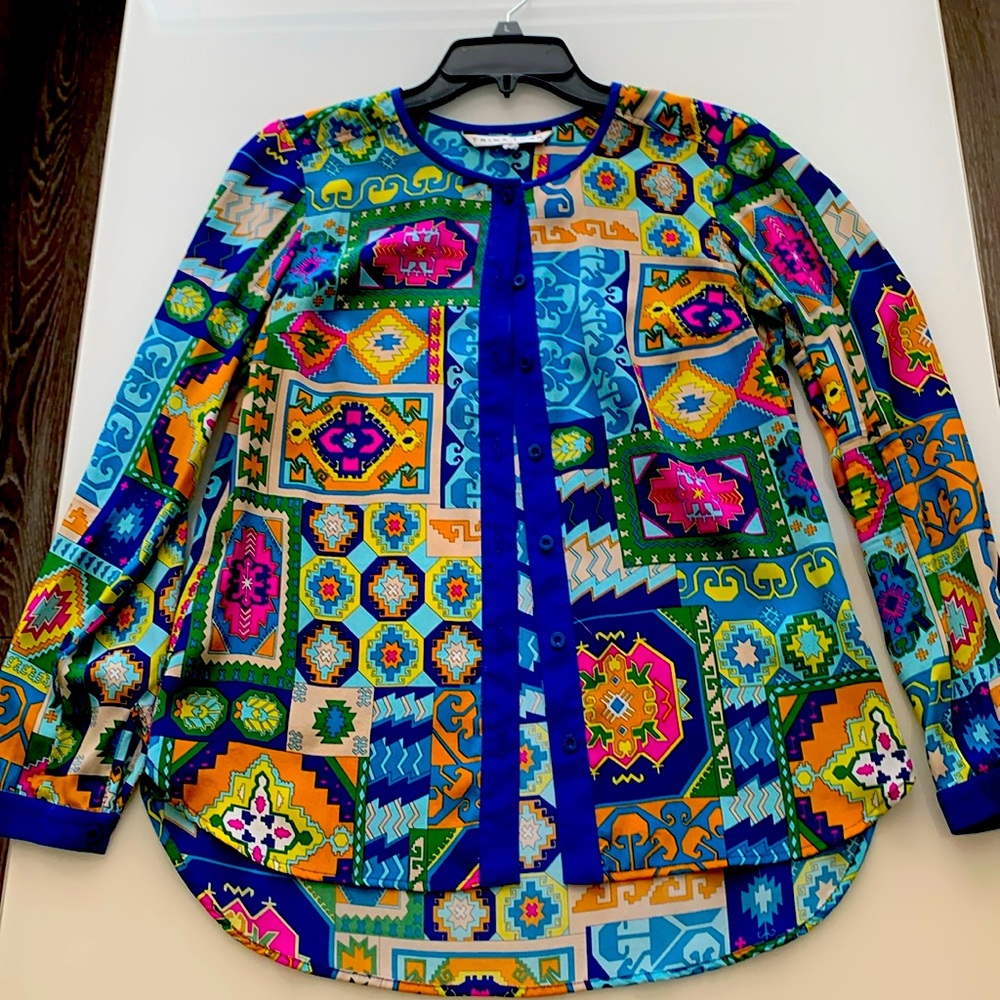 Trina Turk Silk Blouse